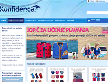 Tablet Screenshot of konfidence.si