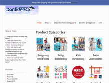 Tablet Screenshot of konfidence.com.sg